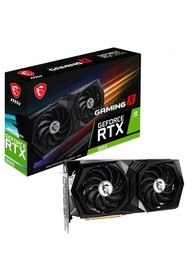 MSI GEFORCE RTX 3050 GAMING X 8G GDDR6 HDMI 3XDP 128BİT