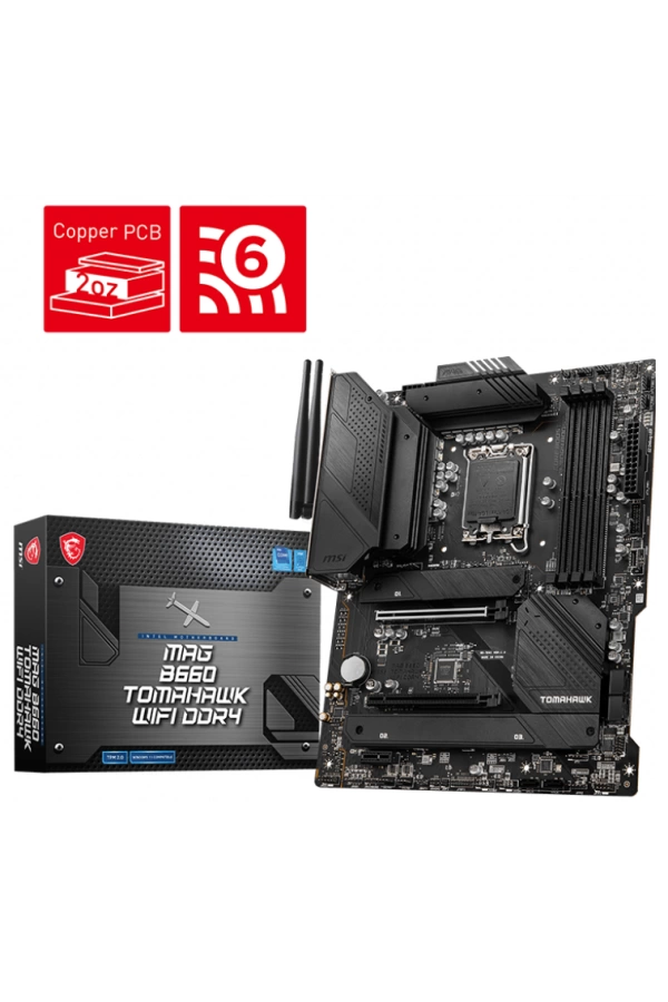 MSI MAG B660 TOMAHAWK WIFI DDR4 4800(OC) ATX 1700p