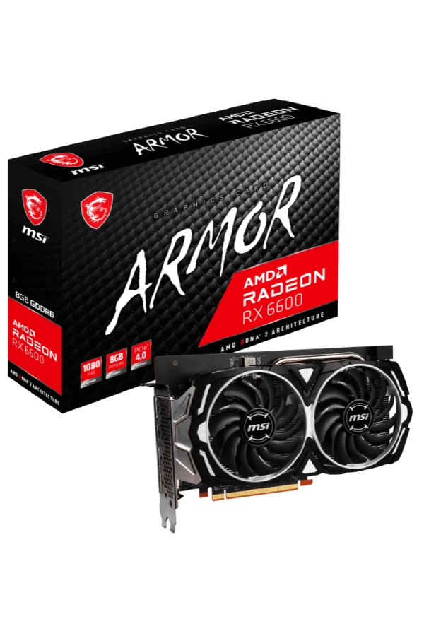 MSI RADEON RX 6600 ARMOR 8G GDDR6 HDMI 3XDP 128BİT