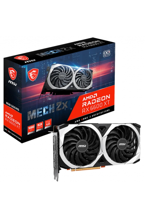 MSI RADEON RX 6600 XT MECH 2X 8G OC 8GB GDDR6 HDMI 3XDP 128BİT