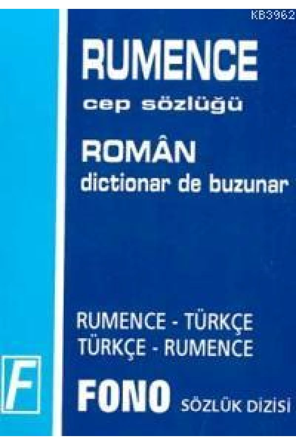 Rumence Cep Sözlüğü; Rumence-Türkçe  Türkçe-Rumence