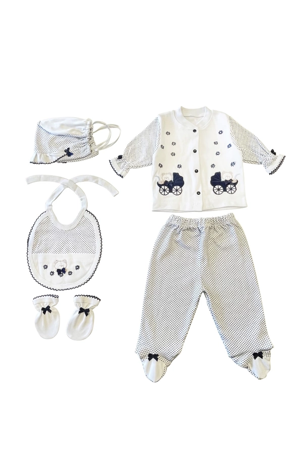 Sema Bebe 5li Set - Mavi