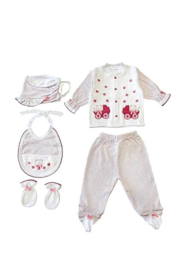 Sema Bebe 5li Set - Pembe