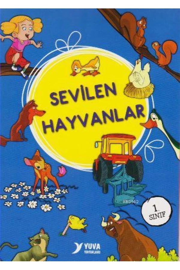 Sevilen Hayvanlar; Düz Yazılı 10 Kitap 1.Sınıf