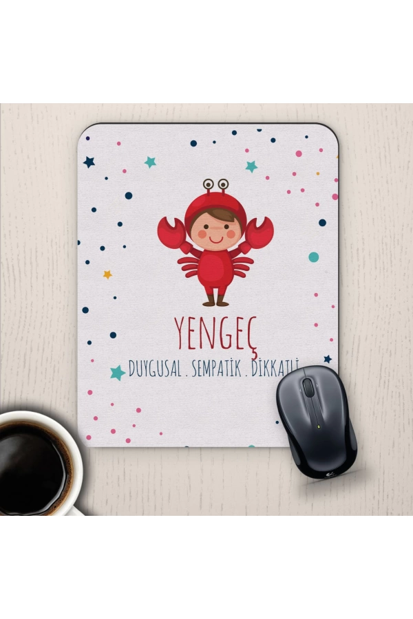 Yengeç Burçlarına Özel Sevimli Mouse Pad