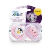 Avent 0% BPA Free Flow Yalancı Emzik 0-6 ay Truman Serisi 2li