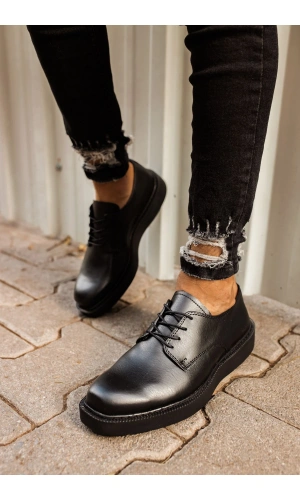 CH001 Fantasya Siyah Taban Erkek Ayakkabı SIYAH