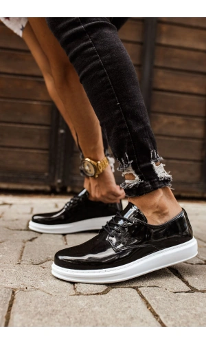 CH003 Rugan BT Erkek Ayakkabı SIYAH