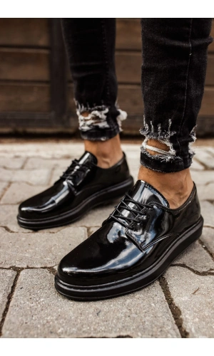 CH003 Rugan ST  Erkek Ayakkabı SIYAH