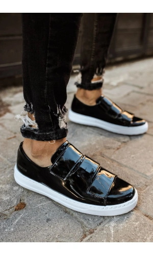 CH007 Rugan BT Erkek Ayakkabı SIYAH