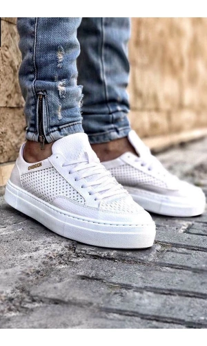CH015 BT Erkek Ayakkabı BEYAZ
