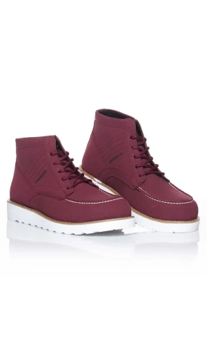 CH047 Süet BT Erkek Bot BORDO