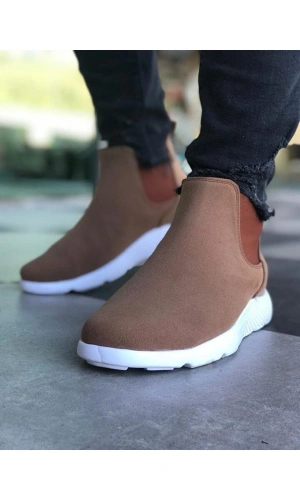 CH049 Süet BT Erkek Bot TABA