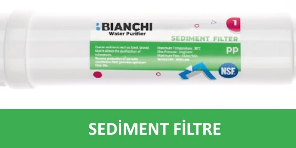 Sediment Filtre