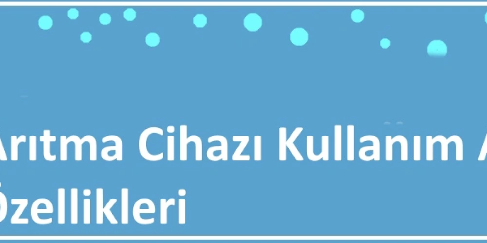 Su Arıtma Cihazı Kullanım Alanları