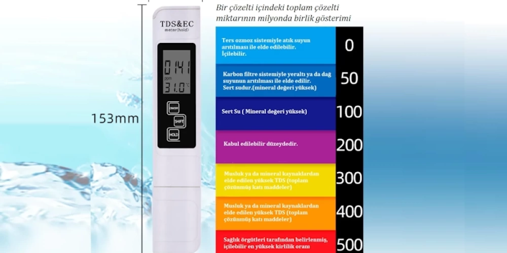 Tds Ec Metre Kullanımı