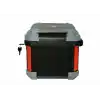 45 LT KARE MOTOSİKLET ARKA ÇANTA SİYAH GRİ