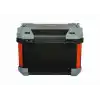 45 LT KARE MOTOSİKLET ARKA ÇANTA SİYAH GRİ
