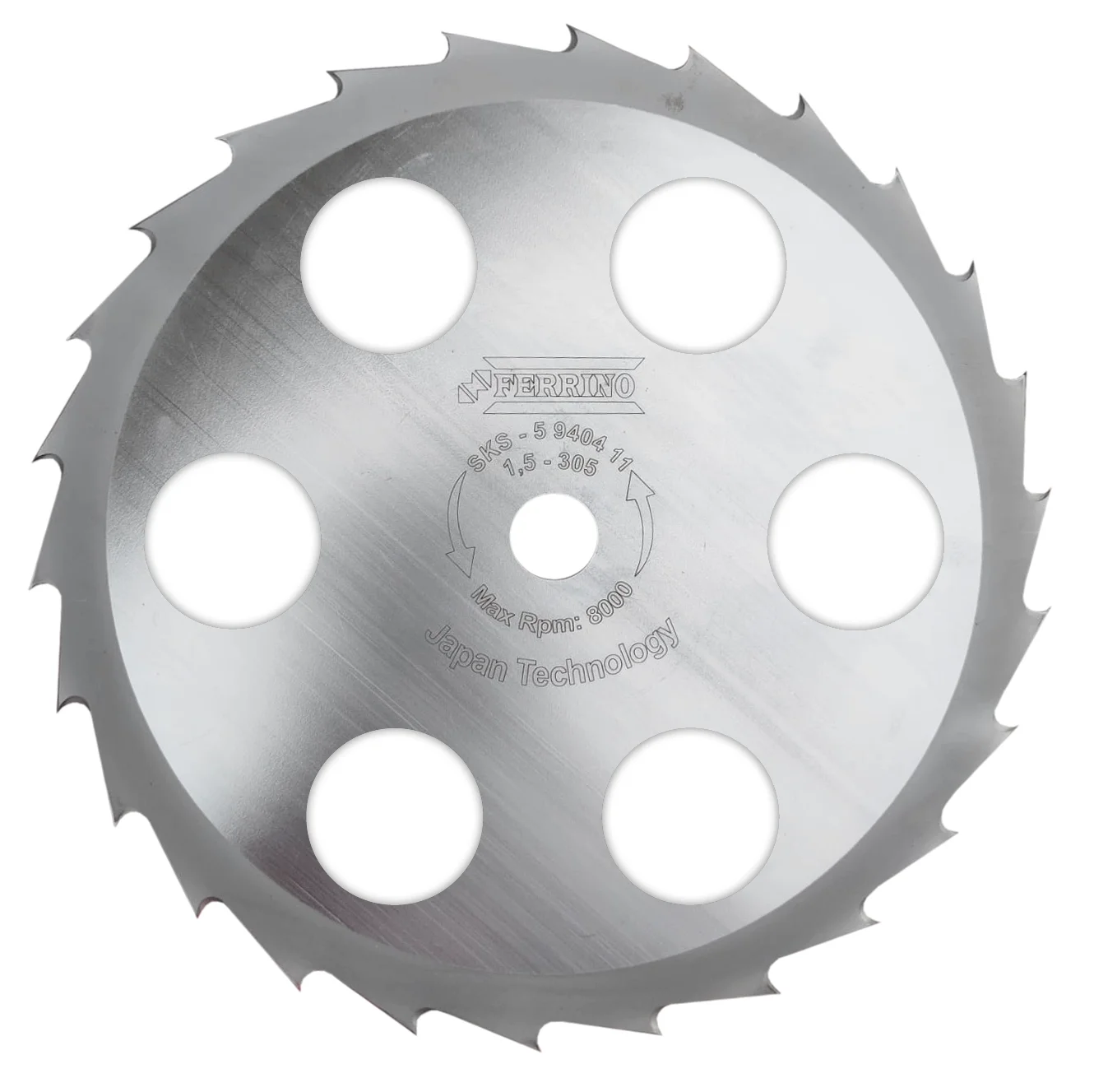 FERRİNO JAPON BIÇAK 305 MM 6 DELİKLİ