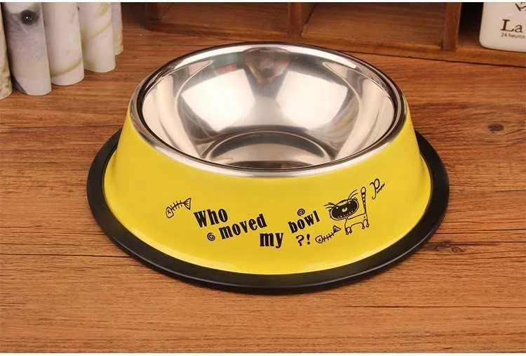 Çelik Mama Kabı Kaymaz Taban 30 CM HB1027