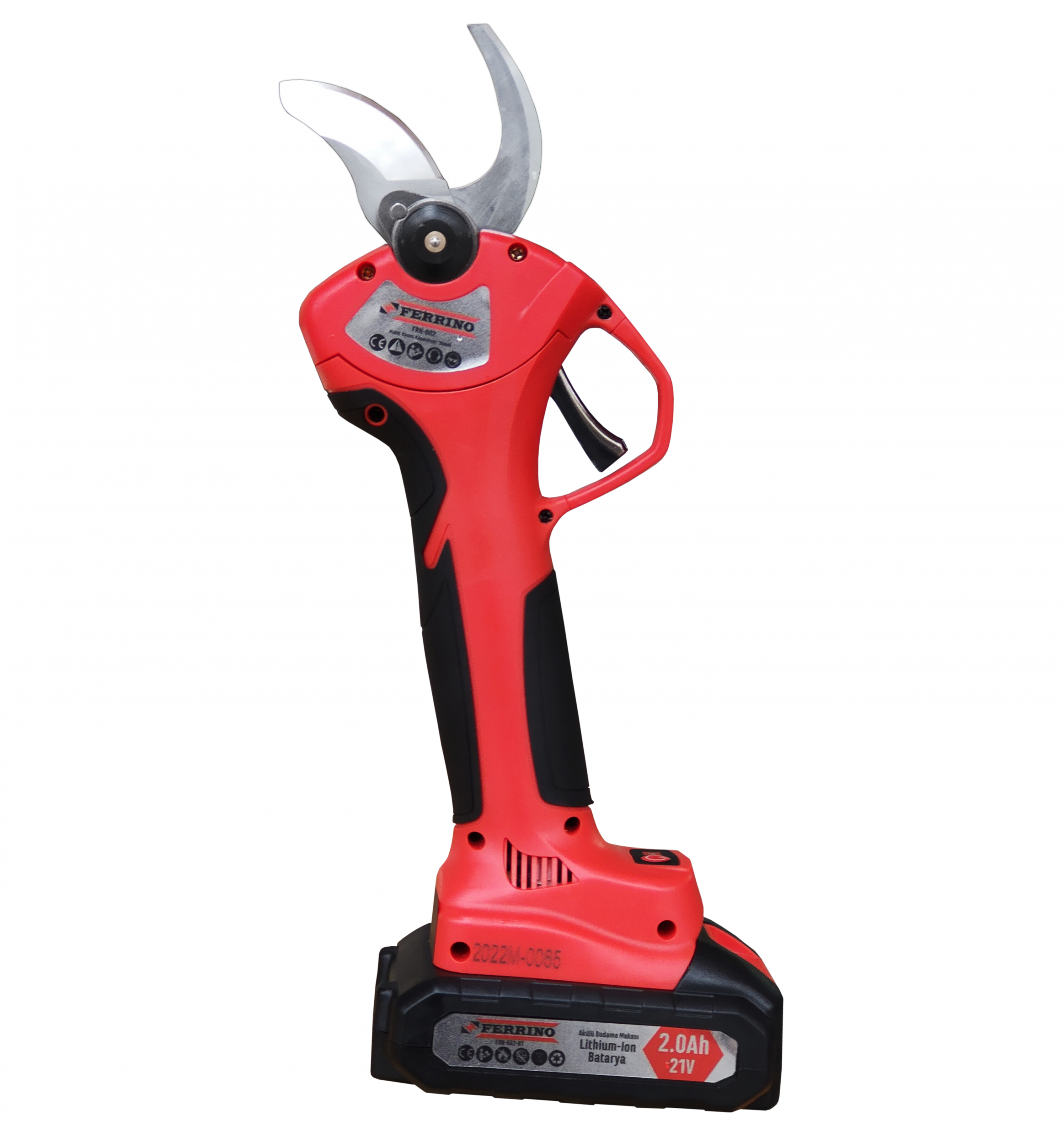 FERRİNO KIRMIZI AKÜLÜ MAKAS 3.5CM SENSÖRLÜ G02