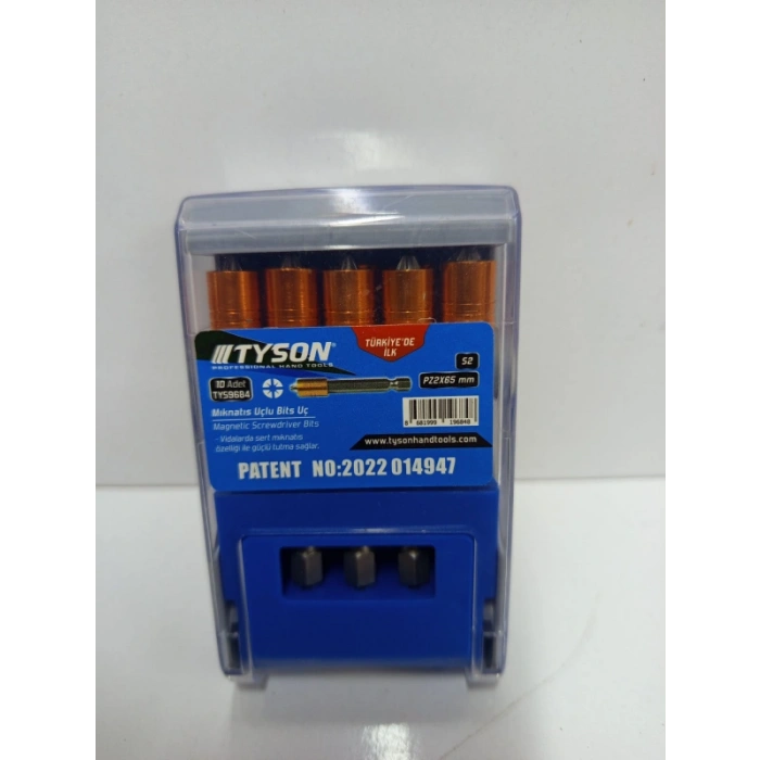 MIKNATIS UÇLU BİTS UÇ PZ2 X 65 MM TEK YÖNLÜ TYS9684 TYSON