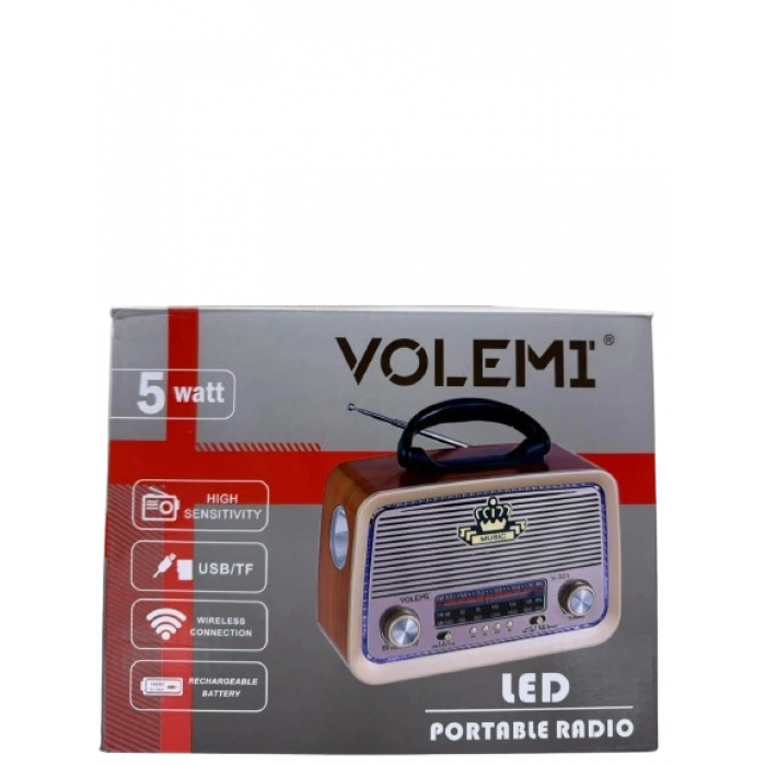 Nostaljik Radyo Bluetoothlu V-301