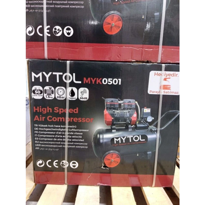 Mytol 50lt Kompresör Yüksek Hızlı1,5HP MYK051