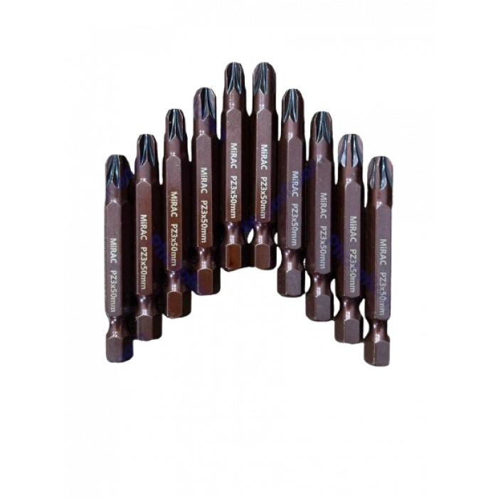 Bits Ucu PZ3X50MM Miraç822 10 Adet