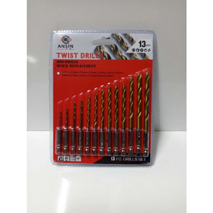 Matkap Ucu 13 Parça Anşin