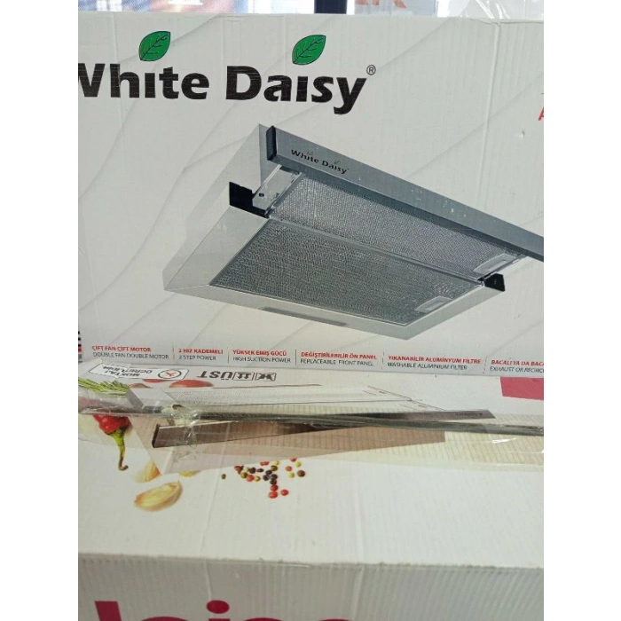 White Daisy ankastre aspiratör