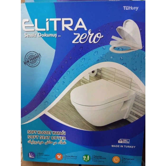 ELİTRA ZERO KLOZET KAPAĞI YAVAŞ KAPANAN