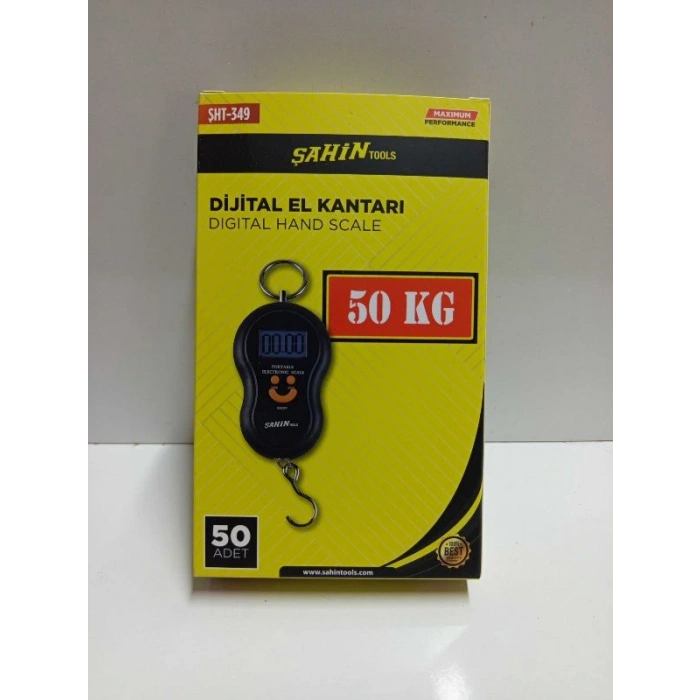 Dijital El Kantarı 50kg Gülen Yüz ŞHT-349