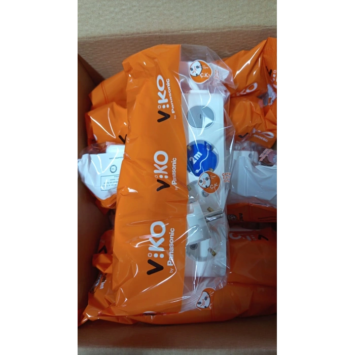 Grup Priz 3lü 2 MT Anahtarlı VİKO