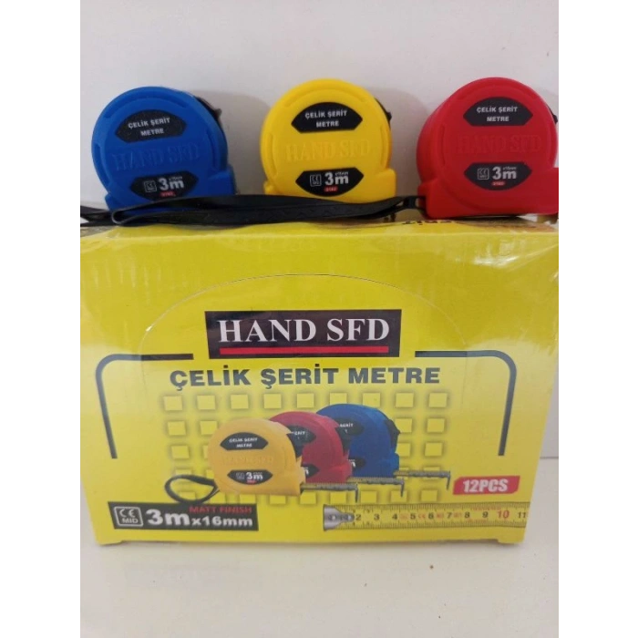 Şerit Metre 3X16MM SFD