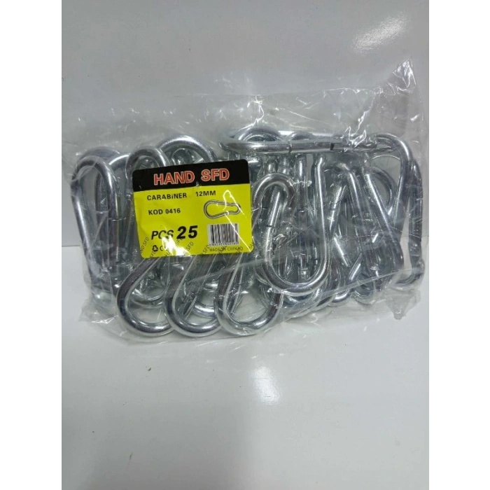 Karabina 12MM 25 Adet