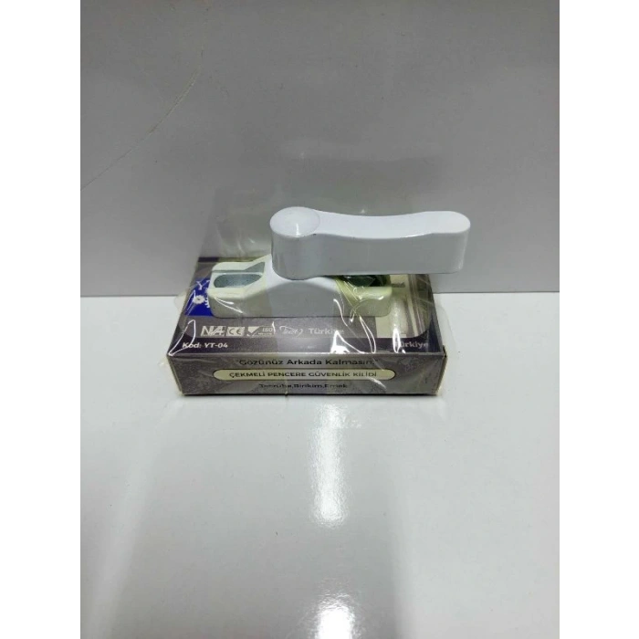 Çocuk Emniyet Kilidi Mandalı Çekmeli Beyaz