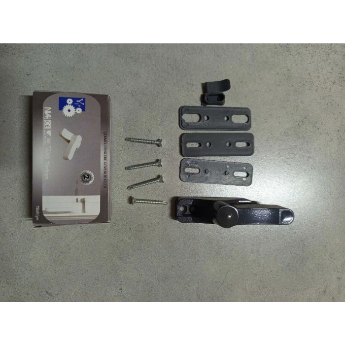 Çocuk Emniyet Kilidi Mandalı Çekmeli Antrasit