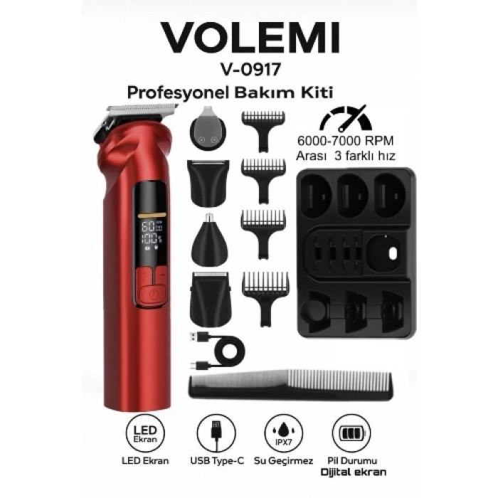 5 Başlıklı Tıraş Makinesi V-0917