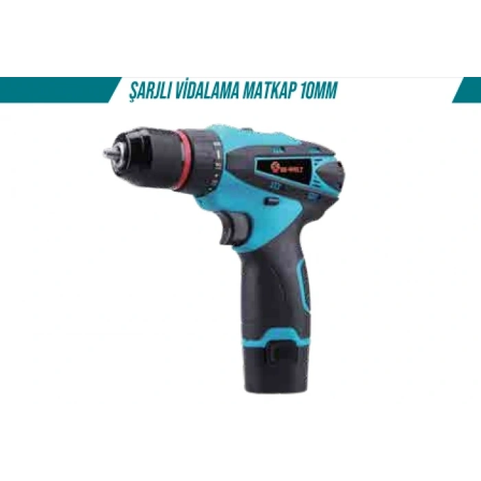 Şarjlı Vidalama Matkap Kömürlü 10MM 12V PRT027