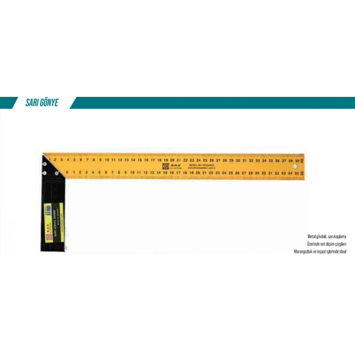 L Sarı Gönye 400MM BHD00591