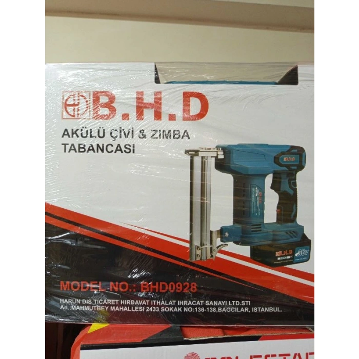 Akülü Çivi Ve Zımba Makinesi 36V 3AH