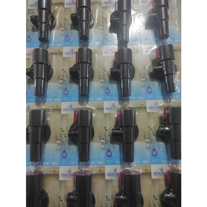 İNOX TAHARET MUSLUĞU SİYAH AÇ KAPA VAKUMLU VKM 16 AD