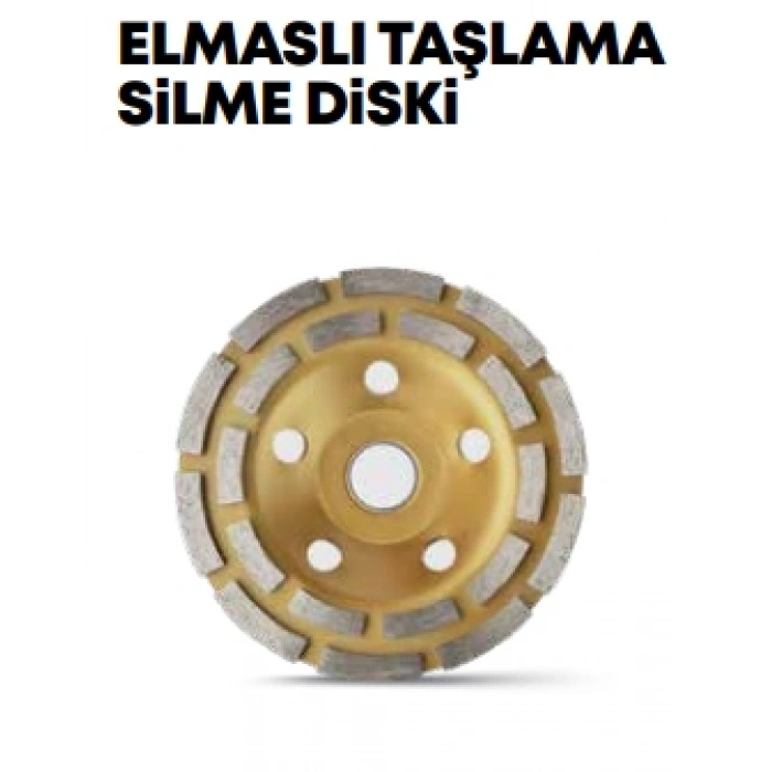 ELMASLI TAŞLAMA SİLME DİSKİ 115*22 MM STR-1776