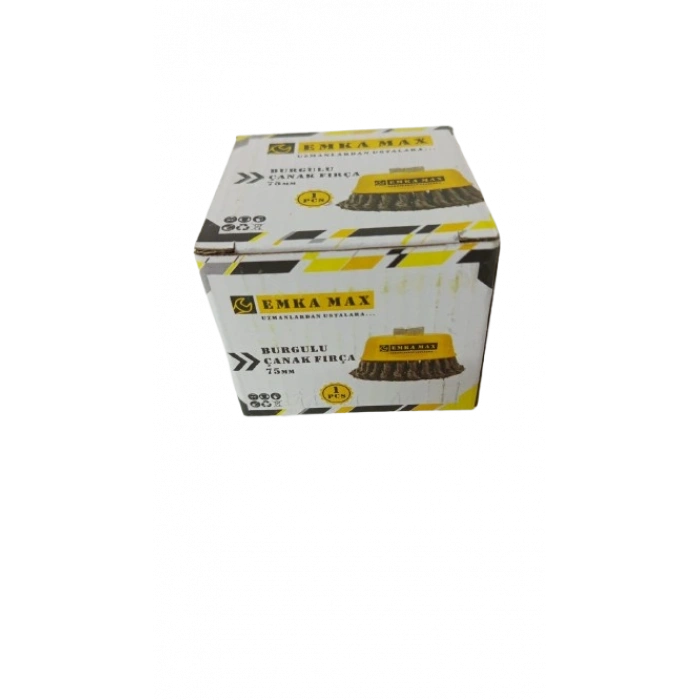 Burgulu Çanak Fırça 75MM 5202