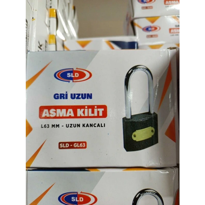 63MM Gri Uzun Asma Kilit SLD-GL63