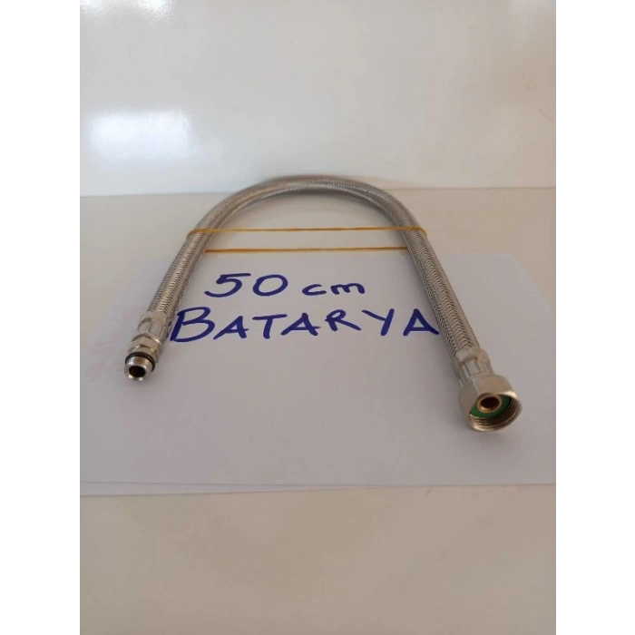 Çelik Flex Batarya 50CM Prinç Başlı