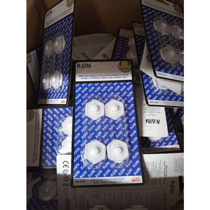 RAİN DOLAP ÇEKMECE KİLİDİ İKİLİ RN-2181 KL: 200AD