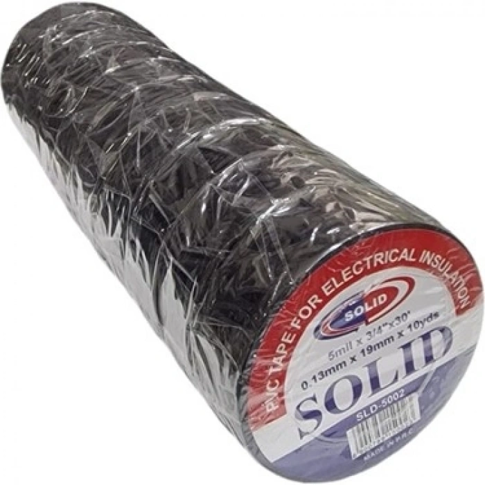 Siyah Elektrik Bandı Solid