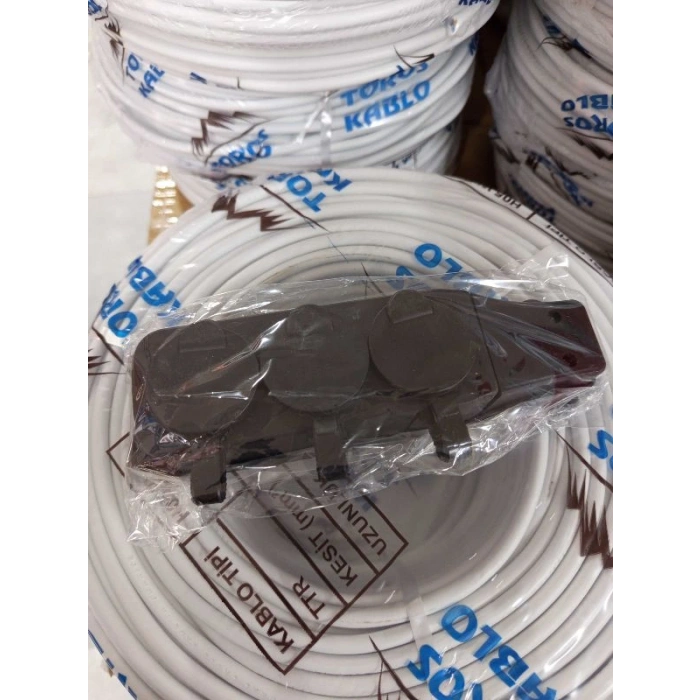 Grup Priz Kauçuk 3Lü